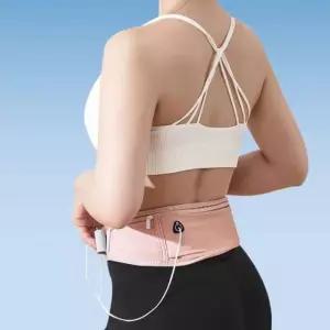 벨트 보조 등산 런닝 힙색 파우치 마라톤가방 블랙 PWFIKMP9