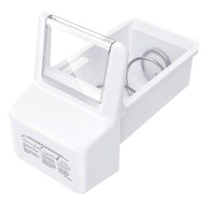 업그레이드된 WPW10558424 냉장고 아이스 버킷, 월풀 아이스 메이커 교체 부품 W10558424 월풀 아이스 버킷 WRS322FDAW01, WRS321SDHZ05, WRS321SDHZ00, WRS311SDHM00 아이스 빈과 호환