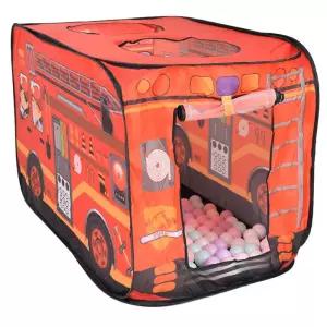 RR 소방차 유아 어린이 미니 텐트 볼풀 휴대용 놀이방