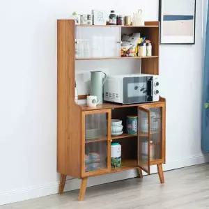 원목찬장 카페 인테리어 진열장 찻잔 그릇 식기 원목