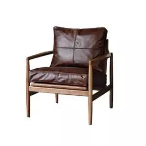 1인용 안락의자 라운지체어 북유럽 휴식 가죽 소파 카페 거실 프리미엄
