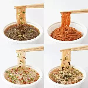 [슬로우래빗]가벼운 곤약 컵면 4종 4입 골라담기 (우동,쌀국수,비빔면,모밀)