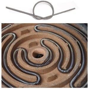 전기 스토브 산업용 고온 저항 가열 와이어, 용광로 요소 코일 히터 최대 600C, 220V 300 ~ 3000W, 1PC