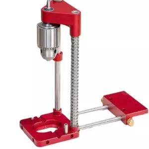 조정 가능한 목재 드릴링 구멍 펀치 로케이터 드릴 템플릿 가이드 도구 휴대용 목공