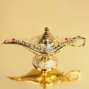 알라딘 지니 요술램프/행운의 상징 황금 골드 엔틱 홈
