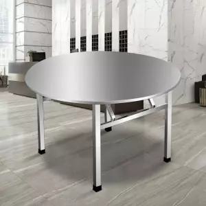 접이식 스텐 테이블 원형 간이 데스크 보조 작업대 루프탑