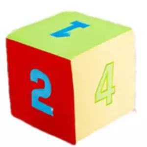 부드러운 주사위 대형 쿠션 단체게임 숫자 레드 빨간색 놀이