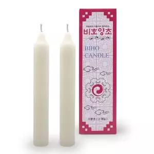 [RIZPICK]비호양초 2개입 파라핀양초 제사초 촛불 캔들 성당초