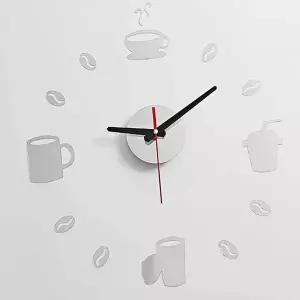 [RIZPICK]실버 붙이는벽시계 아이방벽시계 독특한시계