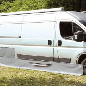 타이어 스커트 캠핑카 카라반 하단 바퀴 가림막 윈드가드 팬스 보호덮개