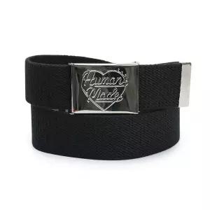 휴먼메이드 웹 벨트 블랙 HM31GD083-BK