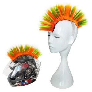 헬멧 가발용 HHongJM 모호크 오토바이 자전거 스노보드 스키 자전거 헬멧용 모호크 장식용 호크 (헬멧 포함 없음)