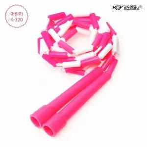 (K-320) 색동줄넘기 어린이 김수열 (핑크)