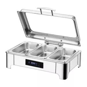 사각 차핑디쉬 원형 그릇 업소용 스텐 뷔페 음식