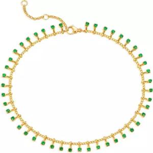 여성용 MTMY 골드 발찌 14K 도금 작은 구슬 컬러풀 태슬 풋 체인 앙증맞은 조절 가능 귀여운 여름 해변