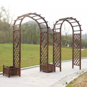 원목 방부목 정원 조경 대문 가든 전원주택 화단 아치