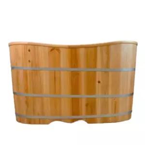 나무 편백욕조 반신욕기 건식사우나 목욕통 원목 스파 힐링 휴식 치유