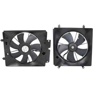 Honda 2002-2006 CR-V CRV A/C 2003-2006 요소 A/C와 호환되는 공기 라디에이터 콘덴서 냉각 팬 어셈블리 모터 슈라우드