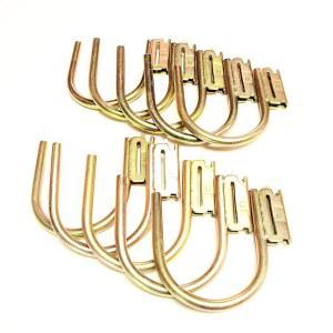 월드팩(10팩) 헤비 듀티 E 트랙 5인치 핑거 J 후크 피팅 밀폐 트레일러 화물 관리