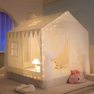 러블리 캐노피 공주침대 커튼 프린세스 천장 꾸미기 침실 인테리어 사각형