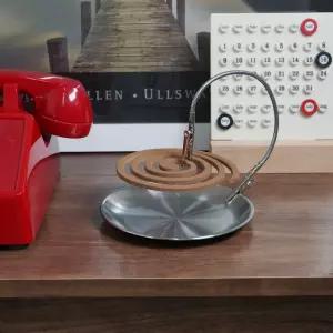 실버 모기향 거치대 모기향 연소기 세트 세트 실버 연소기 거치대 홀더 모기향 캠핑 클립