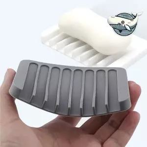 다용도 실리콘 비누 거치대 물빠짐 기능 세면대