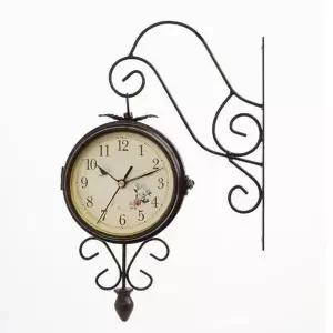 [RIZPICK]인테리어 사무실 거실 북유럽 엔틱 양면 벽시계 GWM 벽걸이시계