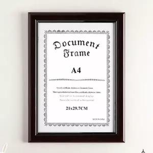 [RIZPICK]거실 탁자 애인 가족 다크브라운 라인 상장 액자 GWM 포토테이블액자