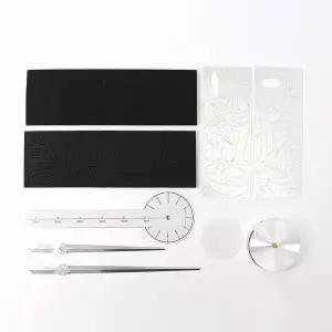 [RIZPICK]실버 벽시계 디자인벽시계 DIY 붙이는