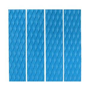 샤오케이스 4종 EVA 서핑보드 데크 트랙션 패드, 미끄럼 방지 그립 매트 트리밍 가능한 시트, 롱보드용 범용 DIY 서핑보드 트랙션 패드, 쇼트보드, 피시보드(파란색)
