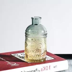 문양 유리화병 빈티지