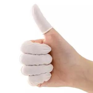 [RIZPICK]손가락 골무 라텍스 장갑 100P LMCF-0028