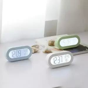 [RIZPICK]온도 알람시계 백라이트 홈 인테리어 시계
