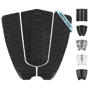 서핑 스퀘어 3피스 트랙션 패드 - 아치, 평평 또는 전면 - 최대 그립, 초강력 3M - 모든 서핑보드에 적합: 쇼트보드, 피시, 롱보드, SUP, 스키보드 - 스톰프 또는 데크 패드