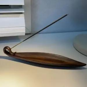 [RIZPICK]필수품 세라믹 나뭇잎 인센스 스틱홀더 향