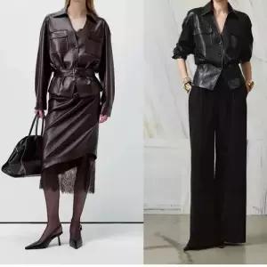 마킷5 여성 빈티지 PU 코트 고급스런 자켓 가죽 고감각 단백질 JEN1