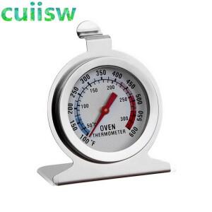 스테인레스 스틸 오븐 쿠커 온도계 게이지 미니 가정용 주방 음식을위한 그릴 HOT