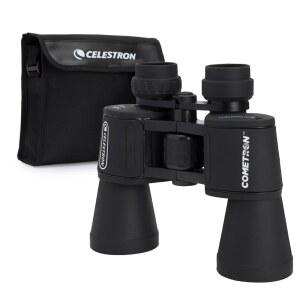 Celestron - Cometron 7x50 천문학 쌍안경 u2013 별 관측 및 혜성 관측을 위한 보급형 u2013 대형 50mm 대물렌즈 u2013 와이드 6.6 시야 u2013 다중 코팅 광학