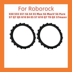 Roborock 로봇용 고무 휠 가죽 링, S50, S55, S51, S6, S4, S5, Max, MaxV, Pure S7, Q7, G10, E4, E5, T8, Q5 로봇에 적합
