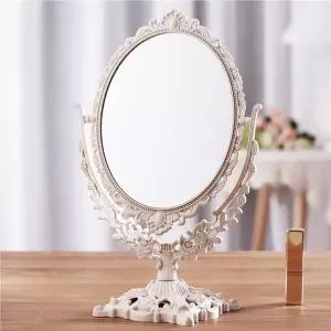 엔틱 탁상 양면 거울 책상 화장거울