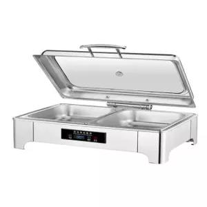 차핑 디쉬 푸드워머 가열접시 스테인리스 음식보온 뷔페용 호텔조식용 터치식