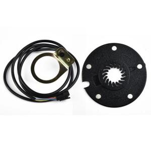 펄스 보조 센서 5/8/12 자석 PAS 속도 자전거 페달 시스템 전자 리튬 배터리 전기 부스터