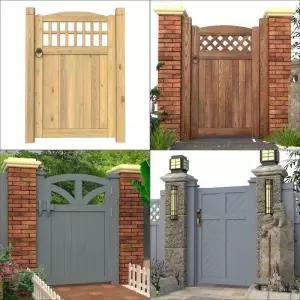 방부목 정원 문 목재 테라스 아치 전원주택 출입 가든 휀스 현관 난간