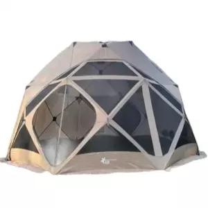 겨울캠핑 돔형텐트 팔각 얼음낚시용 워터프루프 면소재 동계 빙어낚시 대형 방한