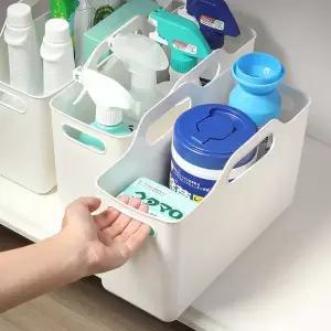 화이트 펜트리 수납함 욕실 정리함 4개