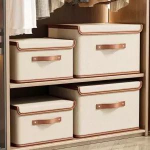 수납함 정리 박스 옷장정리 옥스퍼드 중형M