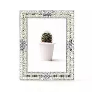 [RIZPICK]진주 크리스탈 사진 액자 6x8 포토액자 사진프레임 돌