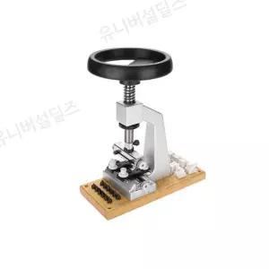 교체 뚜껑 해체기 시계오프너 도구 케이스 교체 나무 베이스 시계 수리 도구