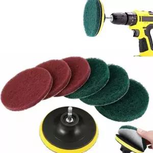 청소 전동 드릴 브러쉬 수세미 7종 드릴브 청소솔