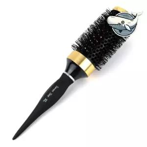 [콩심팥심]열전도 헤어롤빗 굵은 웨이브 드라이 브러쉬